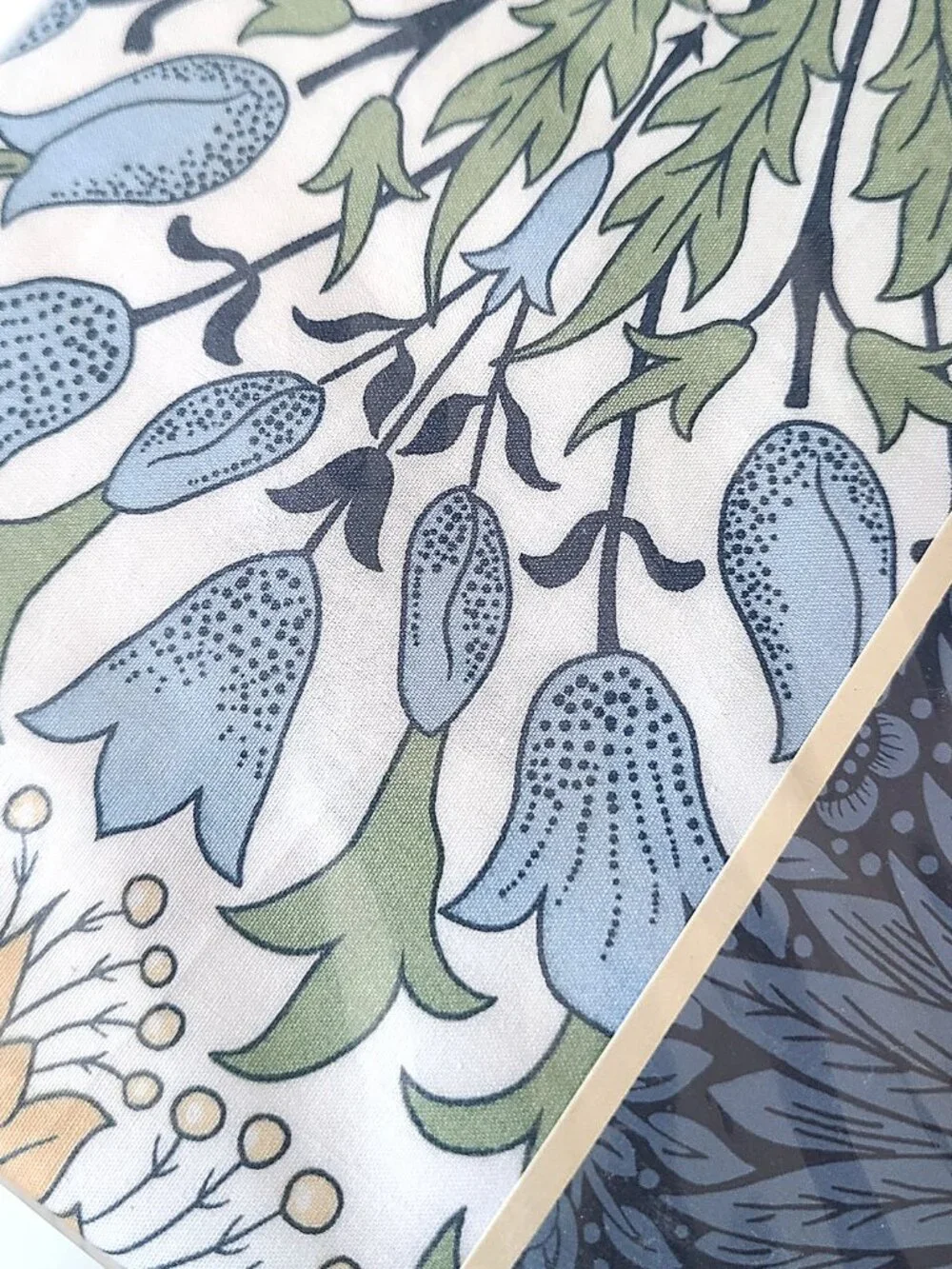 NWT William Morris Cotton Garden Leaf Queen Duvet Cover Set w/ Pillow Shams